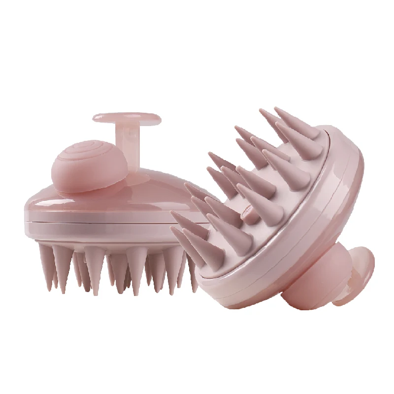 Hair Scrub Scalp Massager Silicone Shampoo Wash Brush Exfoliating Oil Infused Scalp Massager