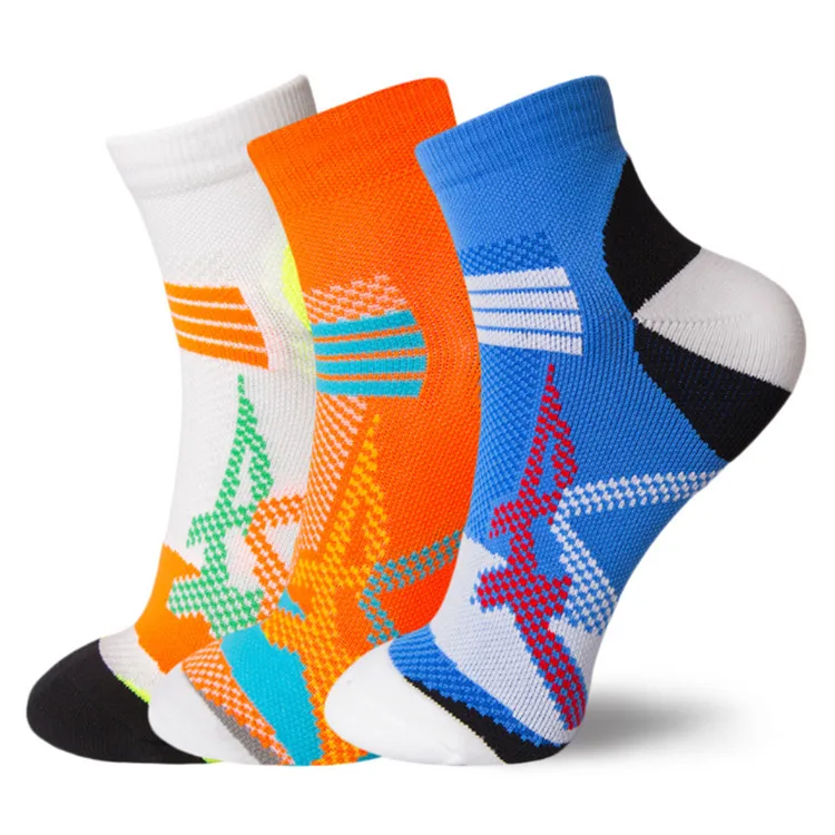 Новый дизайн быстросохнущие нейлоновые Молодежные баскетбольные носки до щиколотки для