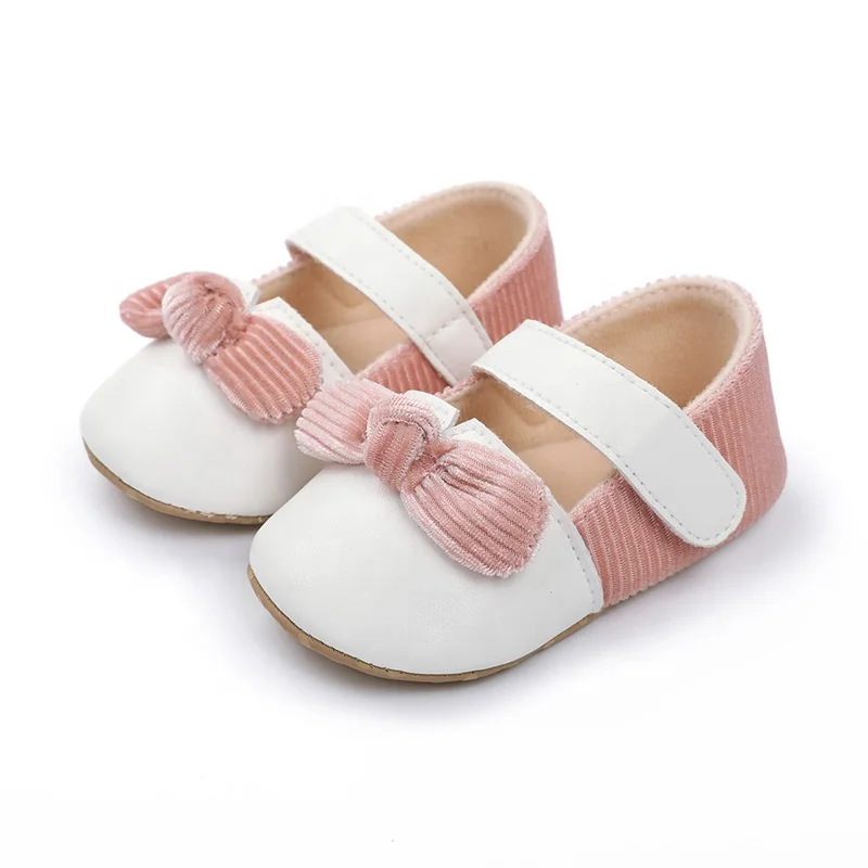 EVERTOP new arrival outdoor comfortable soft sole PU leather baby shoes baby princess shoes