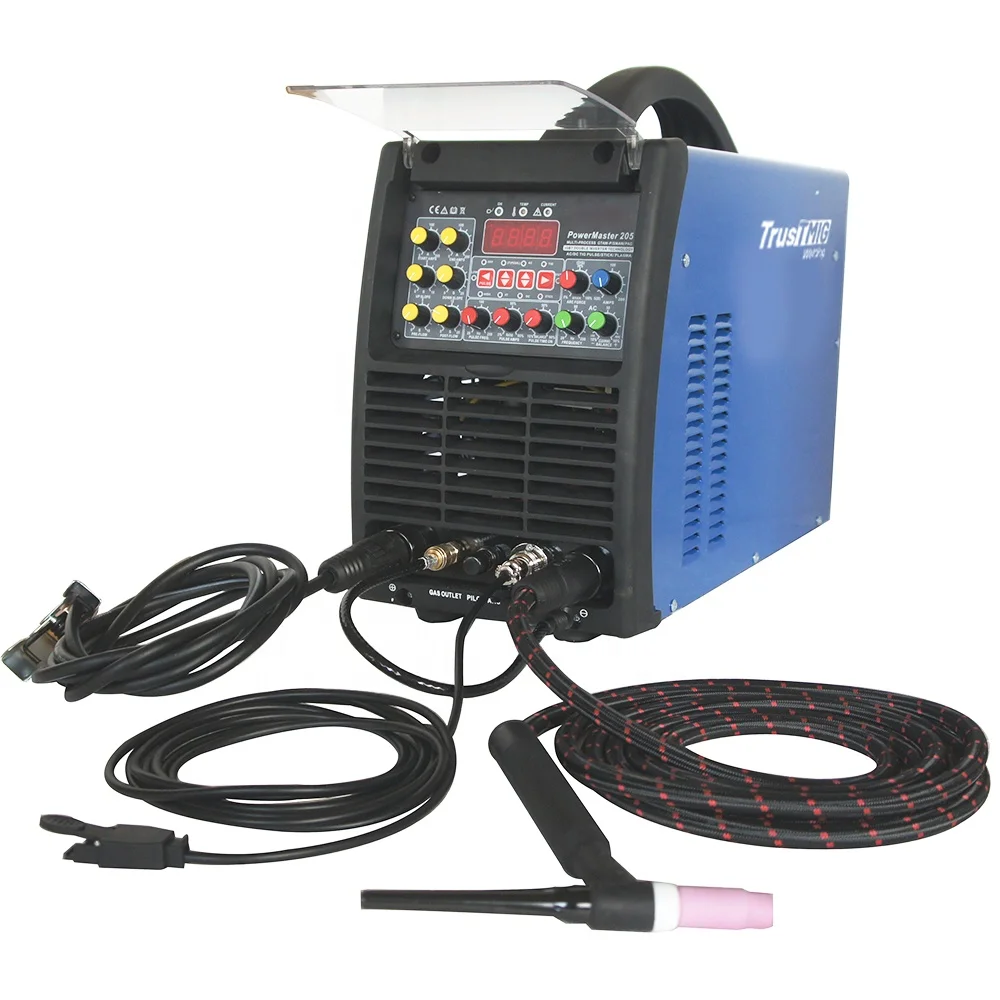 New Inverter Quality 4In1 Plasma Powermaster205 TIG MMA Three Phase Arc Welder