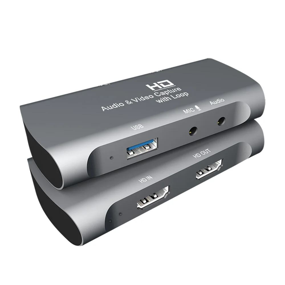 HD/F + MIC к HD/F + Audio + USB2.0 4K устройство для захвата видео в реальном времени для teching запись