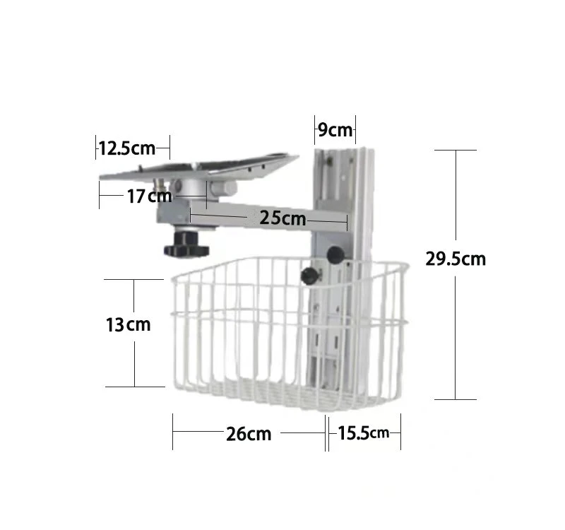 Medical Equipment Hospital use high-quality aluminum alloy medical cart patient monitor wall-mounted stand