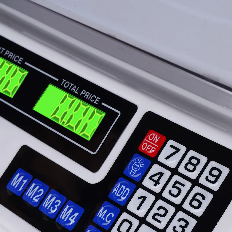 Digital 30kg & 40kg Rectangle Price Computing Scale with Weight Measuring Function & Digital Display