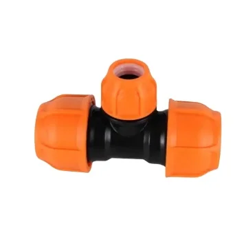 HDPE pipe compression fittings Irriplast Plastic pipe for irrigation fitting Coupling Tee Elbow water pipe fitting supply