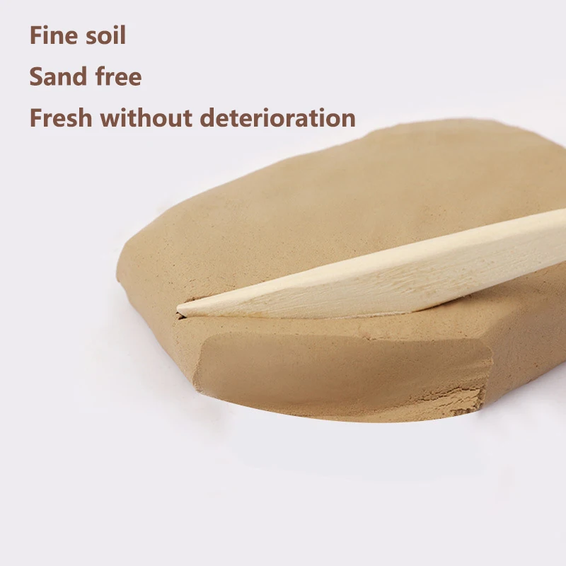 Bview Art Polymer clay DIY porcelain clay sculpture clay 500g children pottery machine hand pottery no bake high white mud