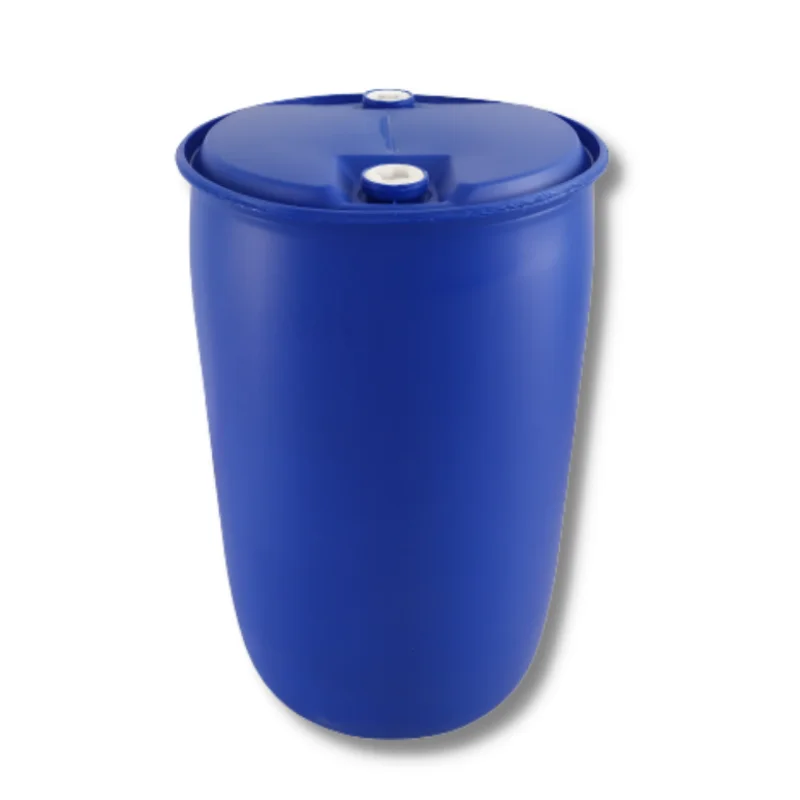 200L 210L Closed Head Empty HDPE Transportation Blue Plastic Drum Barrel