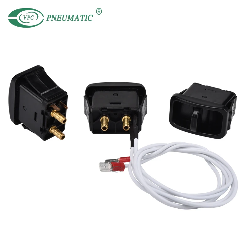 Airlift switch Pneumatic Electric 3013-5 Air Ride Suspension Manual  Paddle Valve Switch with wiring for 1/4 tube