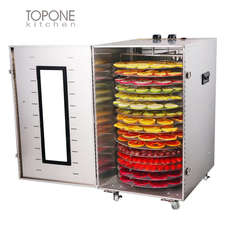 Automatic rotation Drying fruit in dehydrator dryer for fish dried machine