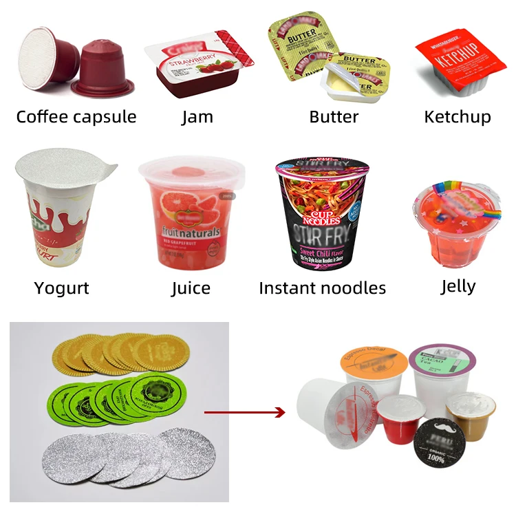 Semi automatic manual plastic cup coffee capsule heat sealing