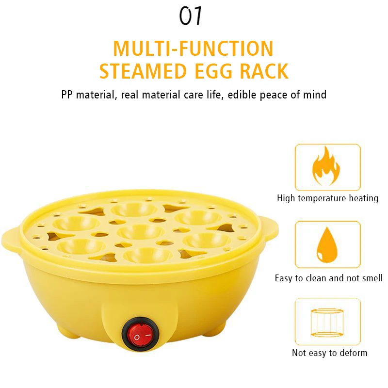 Home Appliance Portable Mini Quick Egg Facial Steamer Cooker Stainless Steel Electric Egg Cooker