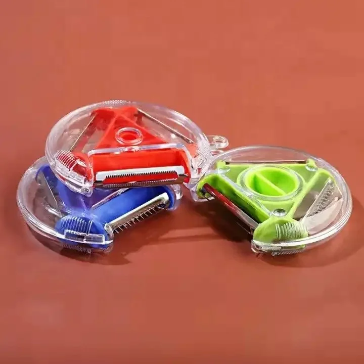 Kitchen 3 in 1 Multi-purpose Rotary Peeler Stainless Steel Potato Peeler Slicer Grater Fruit Peeler Vegetable Shredder