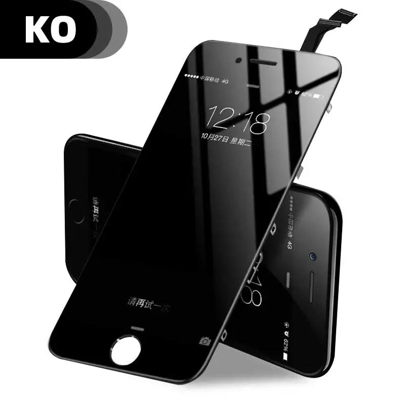  Замена дисплея для iphone 6 lcd сенсорный дигитайзер экран pantallas ekran Белый Черный