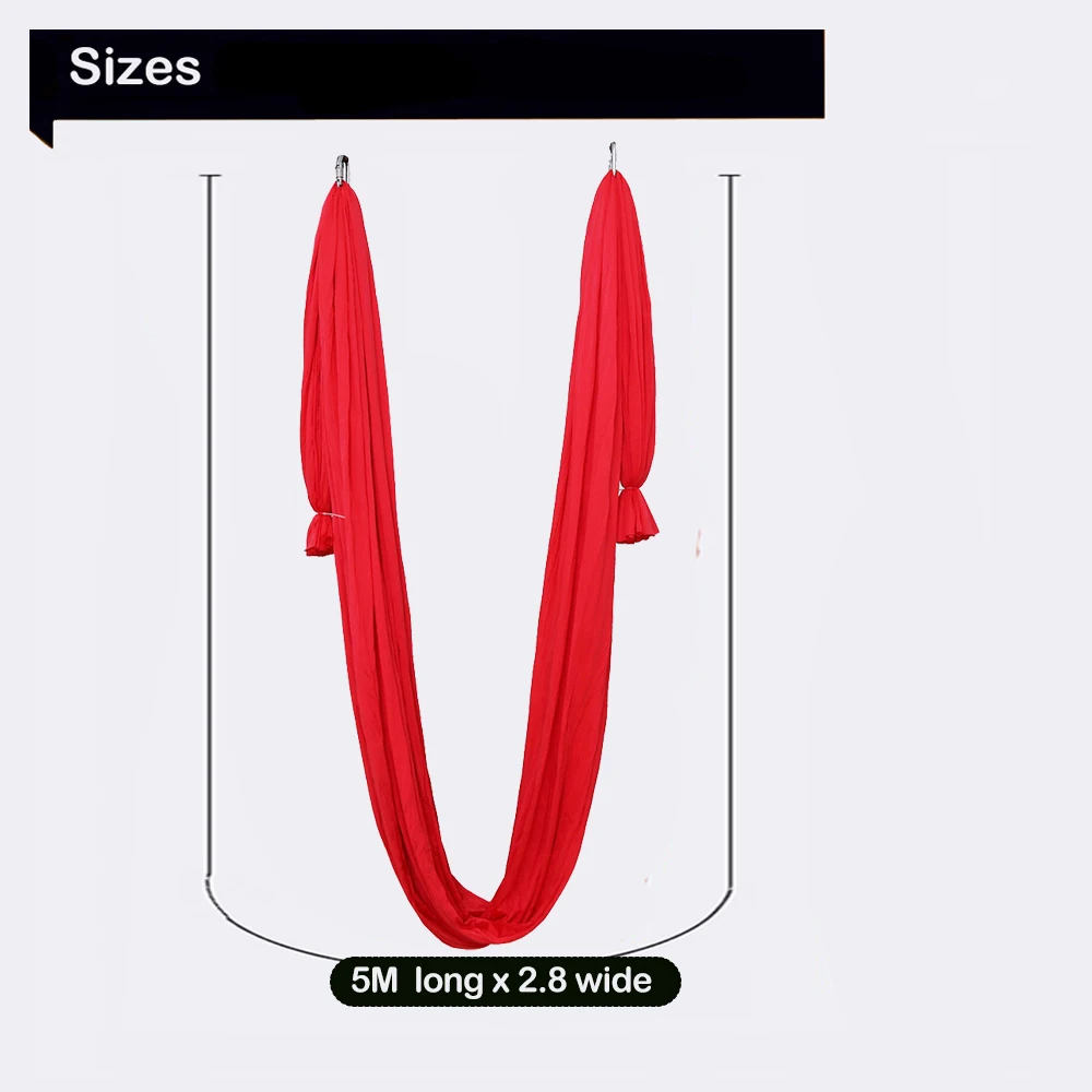 Bodybuilding Private Label Deluxe Stretchy Nylon With Full Accessories Aerial Trapeze Swing Yoga Hanging Hammock