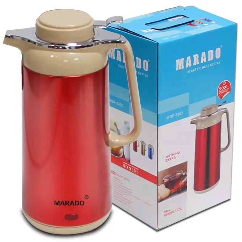 Double stainless steel wall cold contact insulation electric kettle