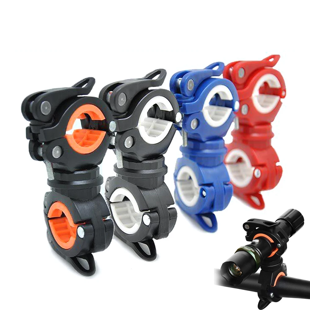 Вращающаяся на 360 градусов передняя фара рама фары велосипедный фонарик Фара зажим Фиксированный Кронштейн Автомобильный зажим оборудование для горного велосипеда