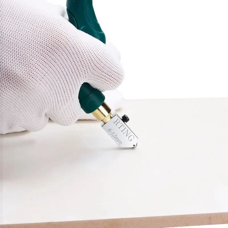 Professional Manual Glass Cutter Set 2-20mm Diamond Tool for Tile Cutting Tungsten Carbide Wheel Material