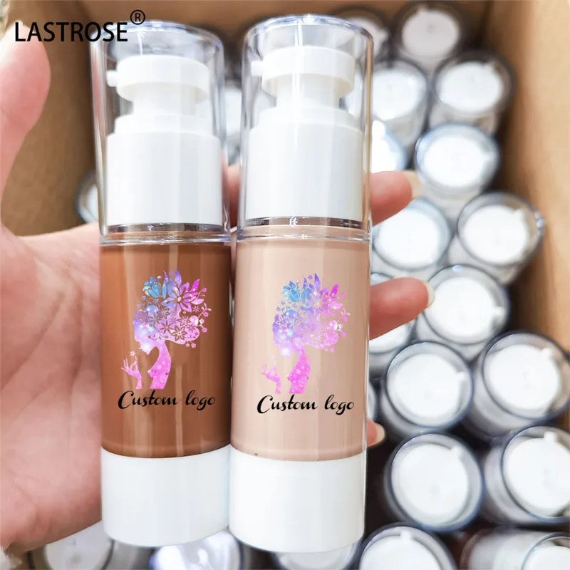 Vegan Cosmetics Makeup Full Coverage Natural Makeup Liquid Foundation Private Label Matte Waterproof Liquid Foundation