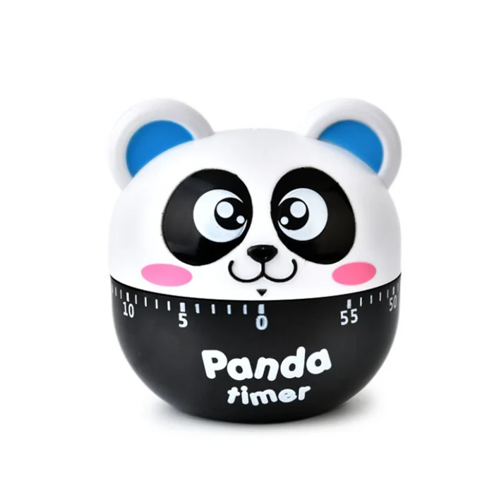 cartoon panda animal shaped custom sound kitchen timer
