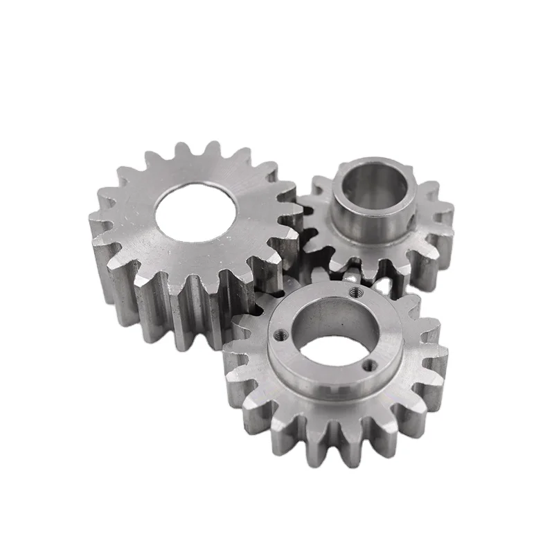 Customized CNC machining exquisite iron metal Pinion spur gear