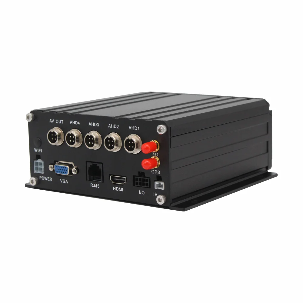 New Arrival 1080P 4CH 6CH 8CH Mobile DVR with 3G 4G GPS Dual SD Card 7inch Monitor MDVR for Car School Bus Truck