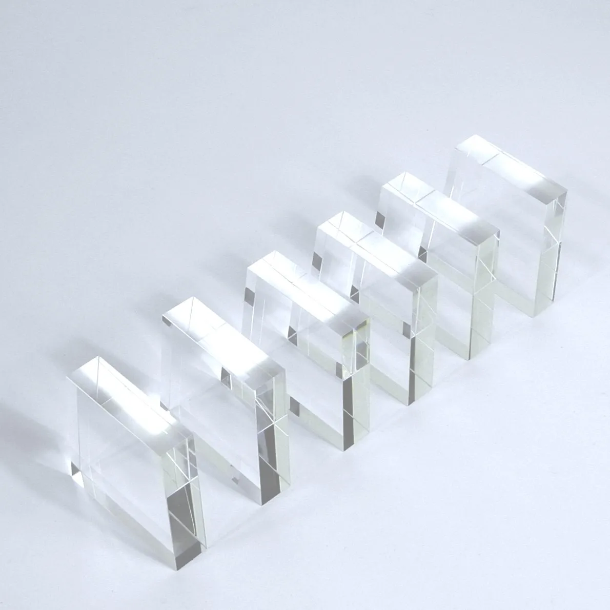 Trapezium Crystal Light Guide BK7 Sapphire Quartz transparent or with filter 530nm 550nm 560nm 610nm 640nm 690nm 950nm 1200nm