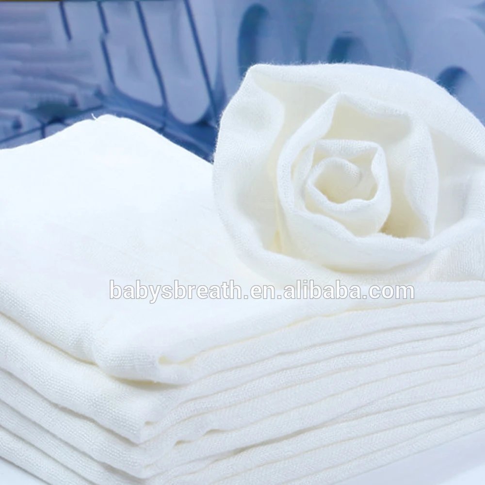 MSR026 anti-allergic soft wholesale baby organic bamboo muslin square cloth