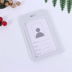 Wholesale Factory Price Plastic ABS Sliding Design ID Card Protector Hot Sale Work Card Holder