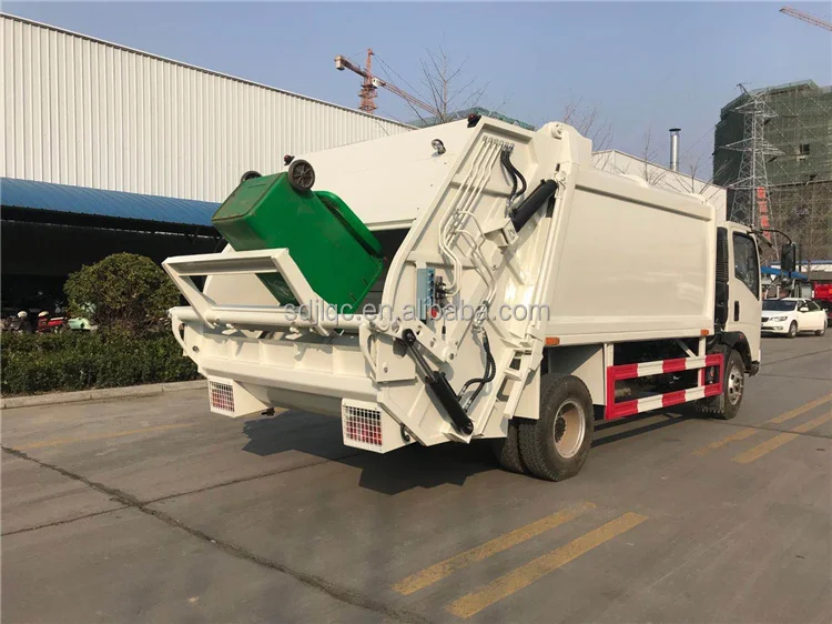 Sinotruk howo легкие мусоровоз 4x2 6 колеса 7 тонн 8 уплотнитель для