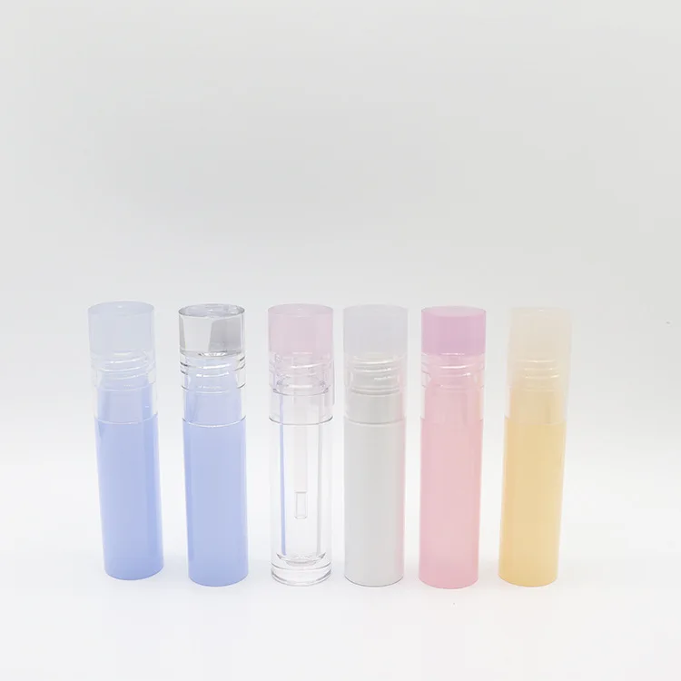 Lip Glaze packaging tube round lip gloss tube lip glaze tube multicolor 4.5m empty with box lH220A