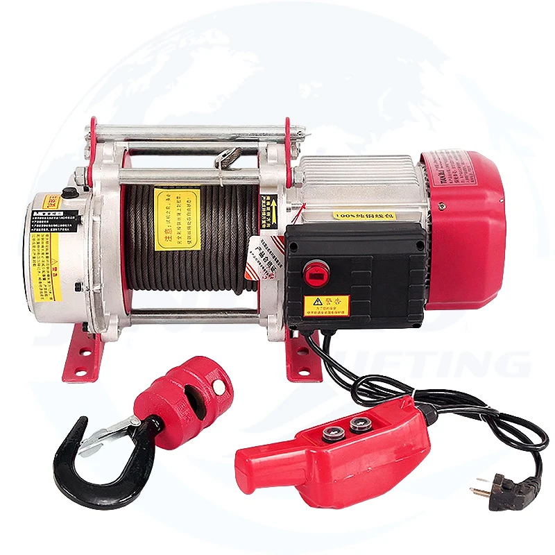 Lifting Motor 1 ton 1.5ton 2.5ton Multifunctional Electric Hoist Winch Mini wire Rope Hoist