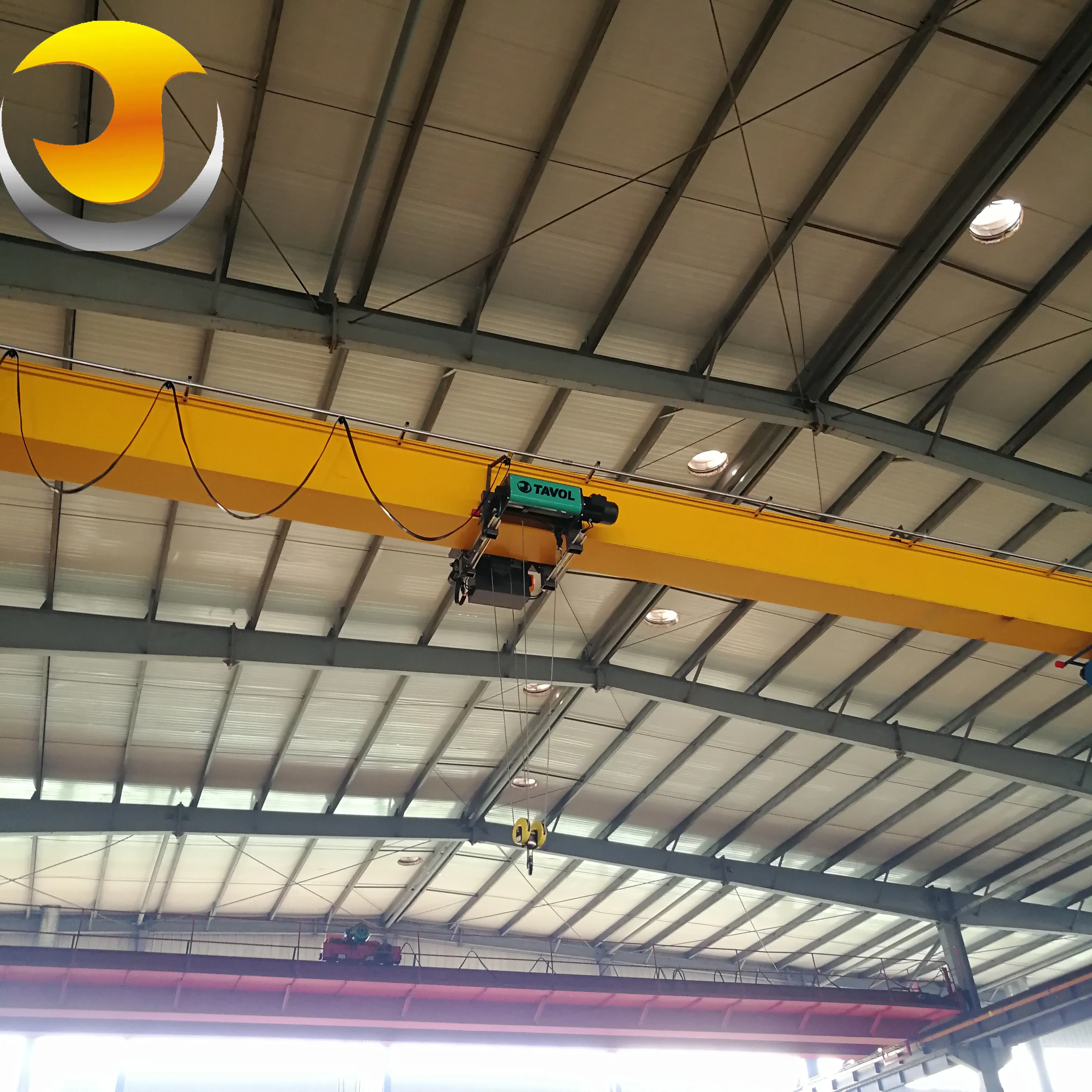 China Factory Mobile Travelling 5 ton 10 ton Electric single girder beam overhead crane for sale