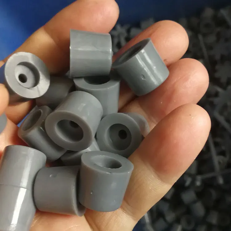 Safety Round Rubber Table Chair fixed foot  Gray screw plastic foot pad for chair