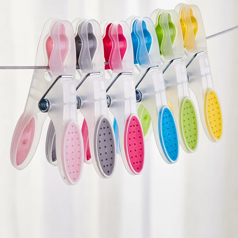 Hot Sale TPR Clothes Pegs Anti slip  Laundry Pins Colorful Clips for hanger Plastic handle with dots