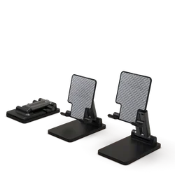 Leyi desktop calcium carbonate folding portable light adjustable height flexible desk outdoor phone stand holder for iphones pad