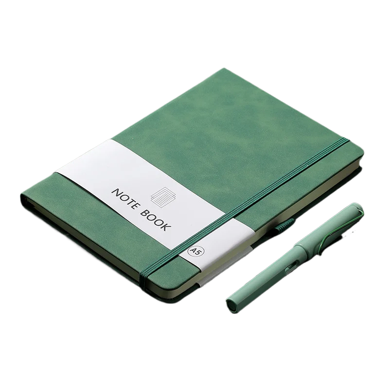 Professional Factory 2024 PU Leather Hardcover notebook diaries Planner Agenda Gift Diary For students girls boys