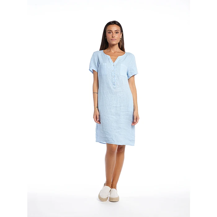 Professional Manufacturer Supply New Design Linen Dresses Summer Dress  Casual Dresses 2024