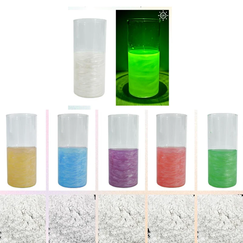Glow in dark powder 3g bottle green glow edible glitter for drinks under UV light