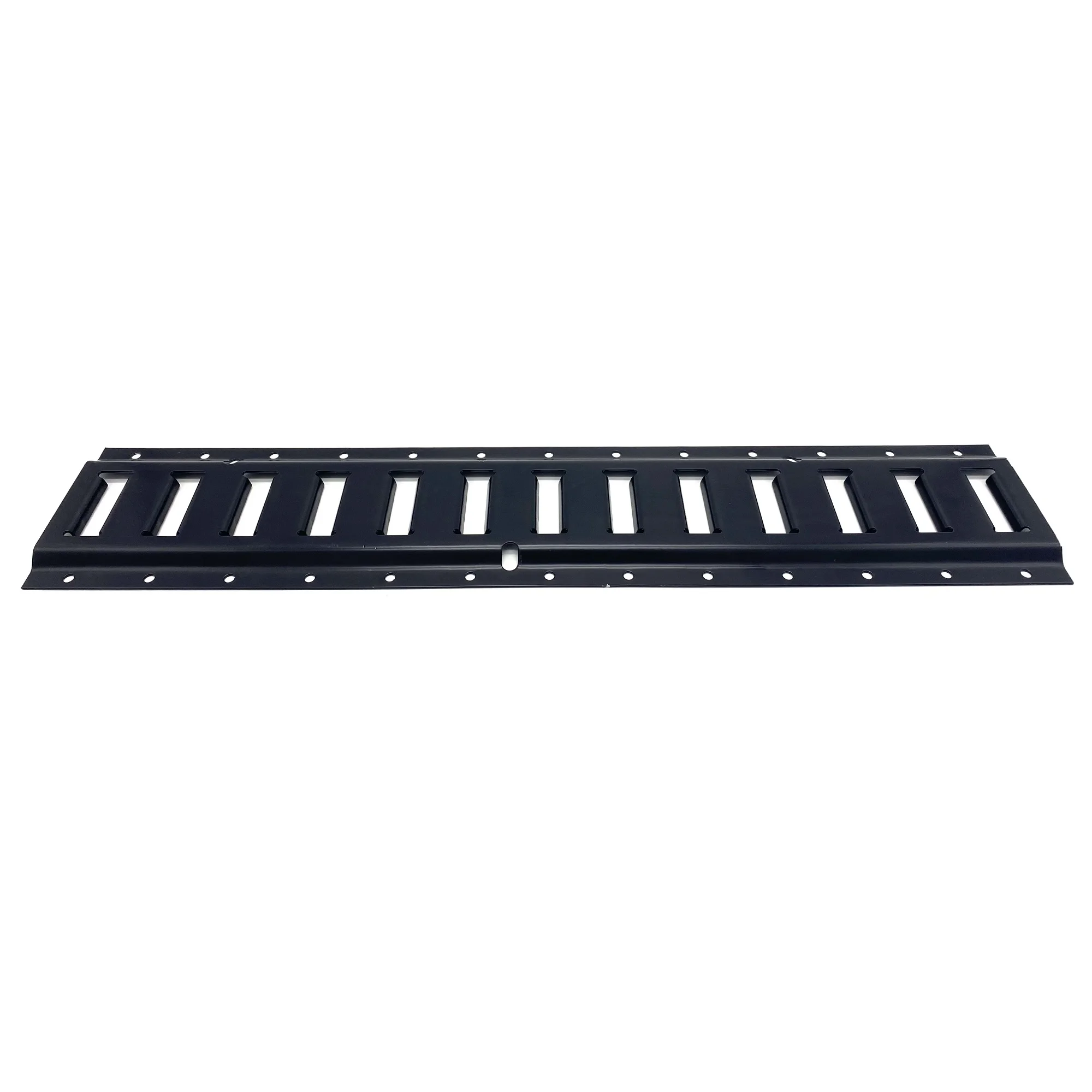 ES10785 Interior Van Accessory Steel Horizontal Black Coated E Track For Cargo Control