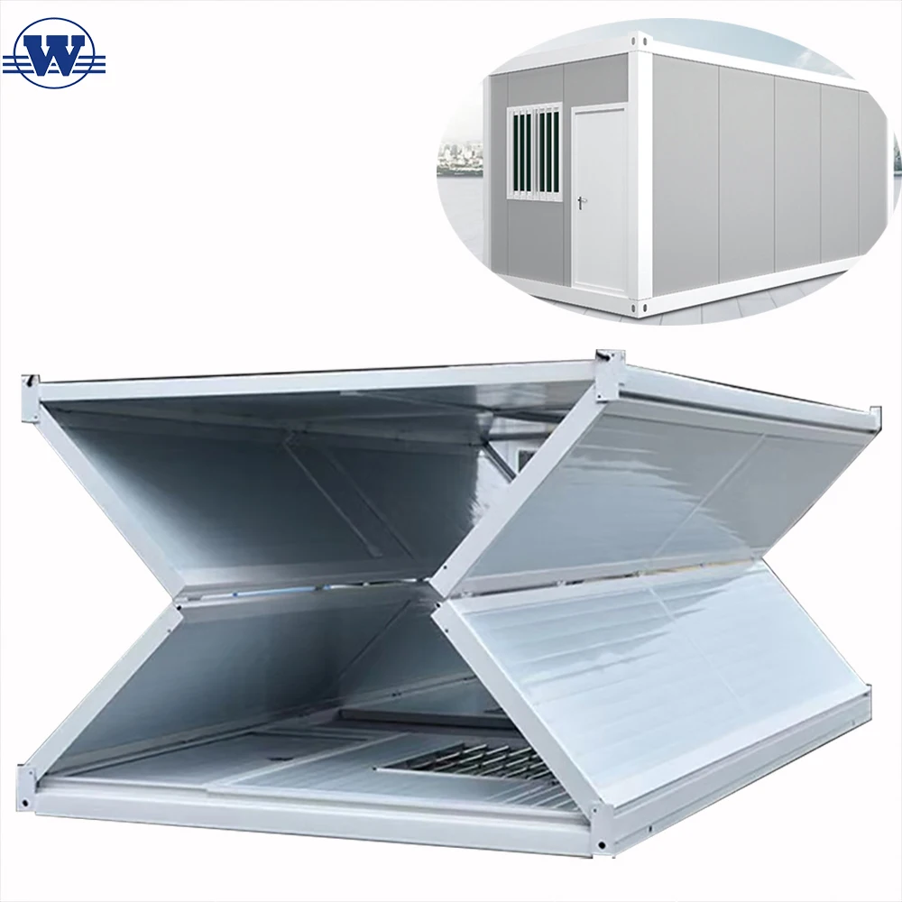 China Prefab Folding Container House Easy to Install Foldable Home for Sale