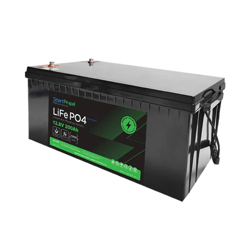 Solar Rechargeable Lfp Battery 12.8V 200Ah Lithium Ion Lifepo4 12V 100Ah 50Ah 24V Battery Pack Cell Energy Storage Battery