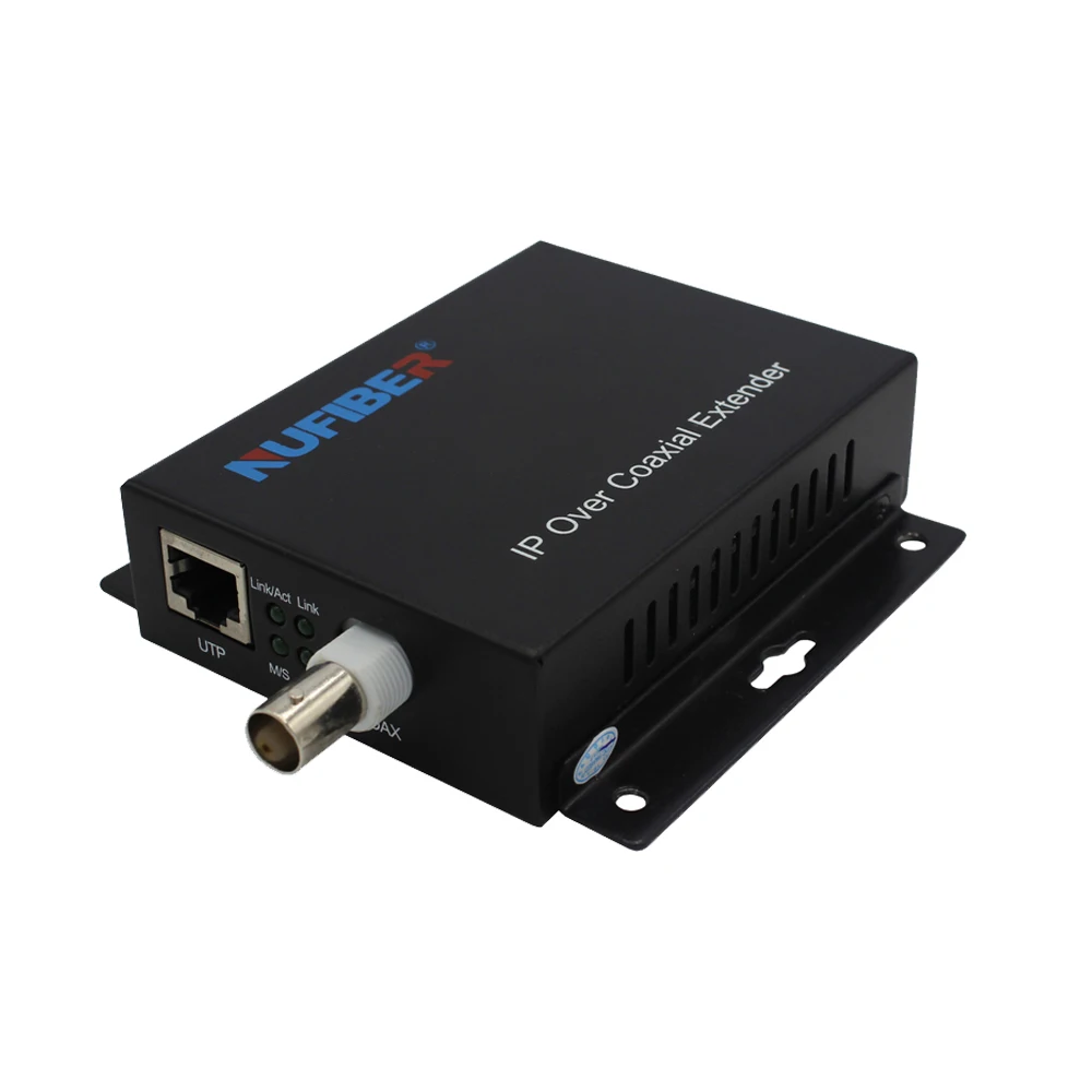 10/100M IP Ethernet Over Coaxial Extender 1 BNC and 1 LAN  Ethernet over Coaxial EOC Extender 2km