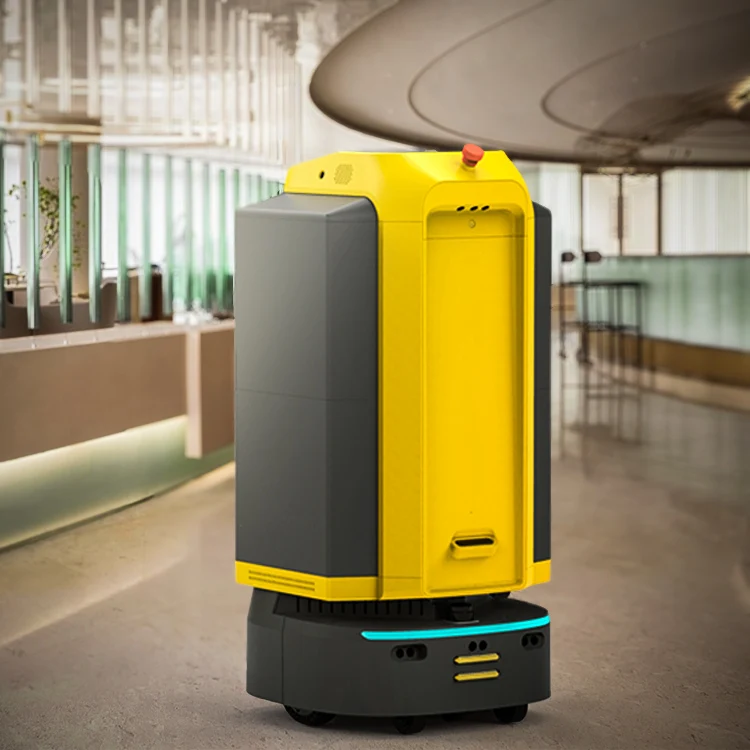 ELUEYES Heavy Load Automatic Recharge Room Secure Good Water Dish Internet Unmanned Autonomous Delivery Vehicle Hospital Robot