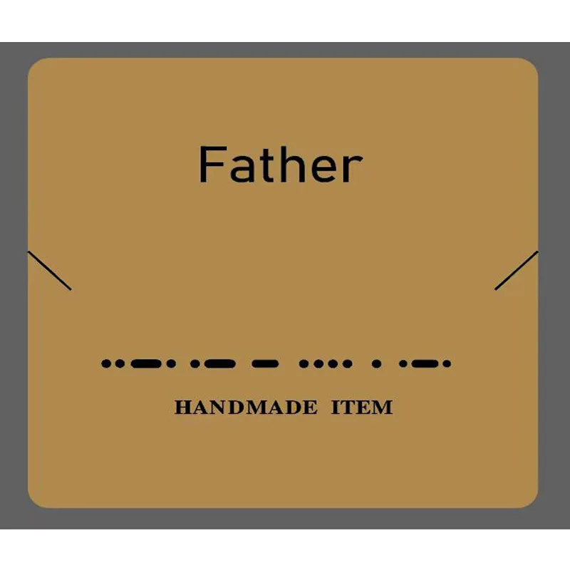  Custom Natural Color Kraft Cards Best Friends Sister Mommy Jewelry Cards Brown Paper Cards Gift Packing Accessories.jpg