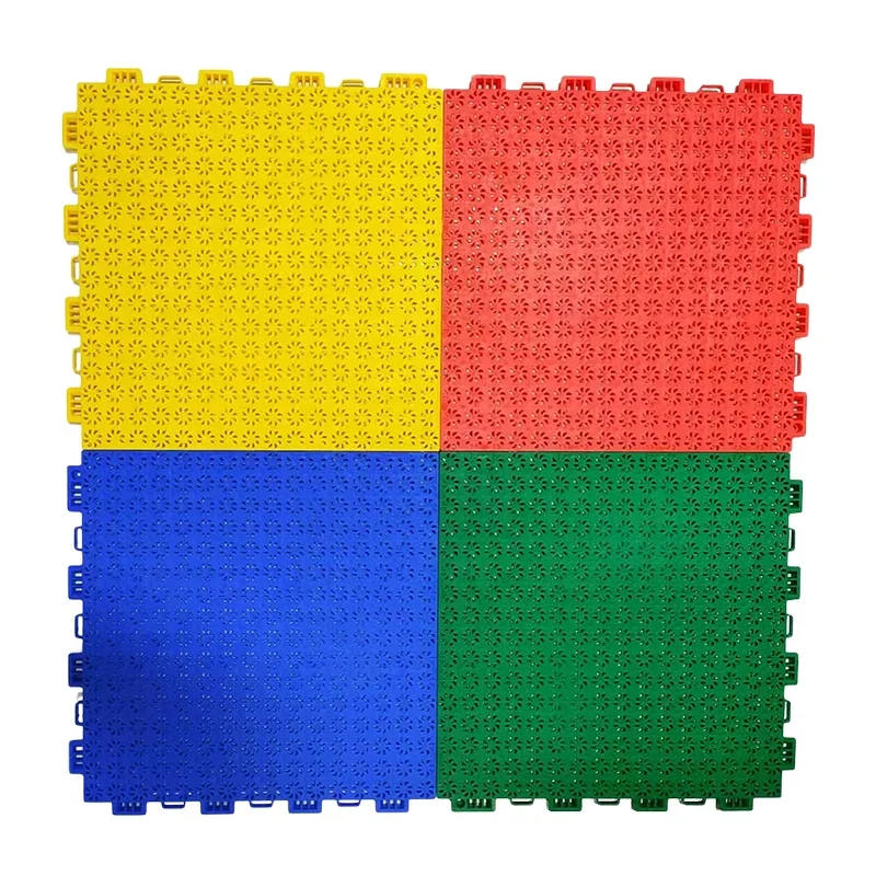 Entertainment Interlocking PP Basketball Court Modular Flooring Mobile Indoor Football Basketball Court Floating Basketball