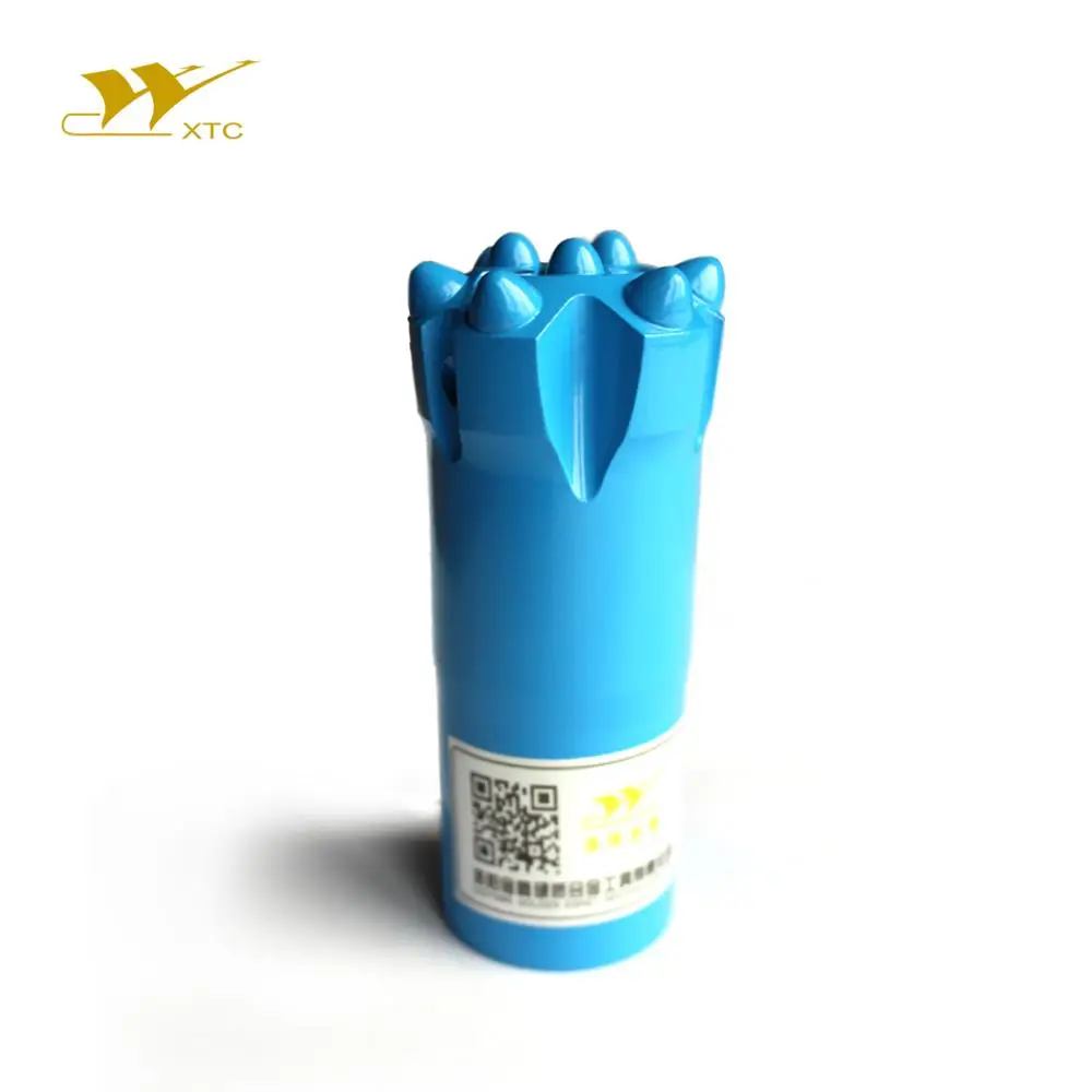 Tunneling Thread R32 45MM Ballistic Buttons Rock Drilling Bits