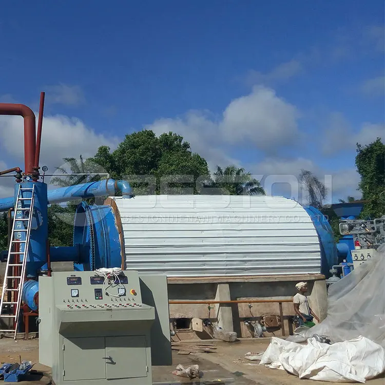 Beston машина для переработки отходов Пиролизная установка для шин пластика