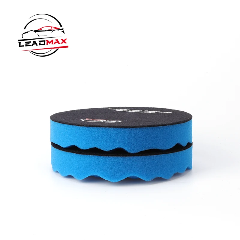 5' Heavy Cutting Blue Sponge Buffing Polishing Pads for Car Care Auto Detailing Customizable OEM Foam Material for Car Bodies