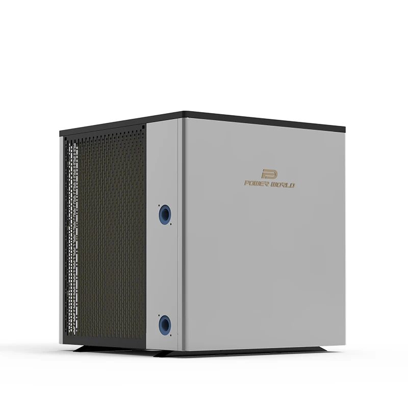 Stocking Piscinas Water Boiler Air Source Swimming Pool Hot Water Heat Pump Titanium in Metal Shell