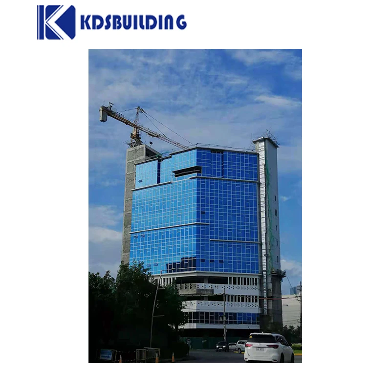 Модный дизайн KDSBuilding Low-E стеклянные занавески стены фасады здания стеклоглазурованные окна