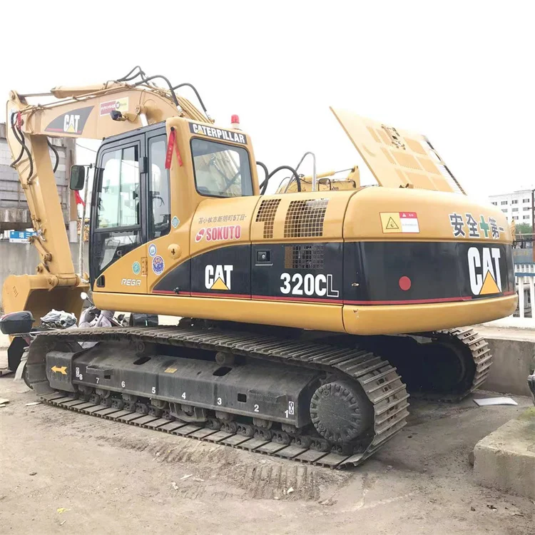 Сделано в Японии, гидравлический Подержанный 20 тонный экскаватор caterpillar cat 320cl cat320cl